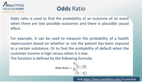 Odds Ratio Calculation and Interpretation .